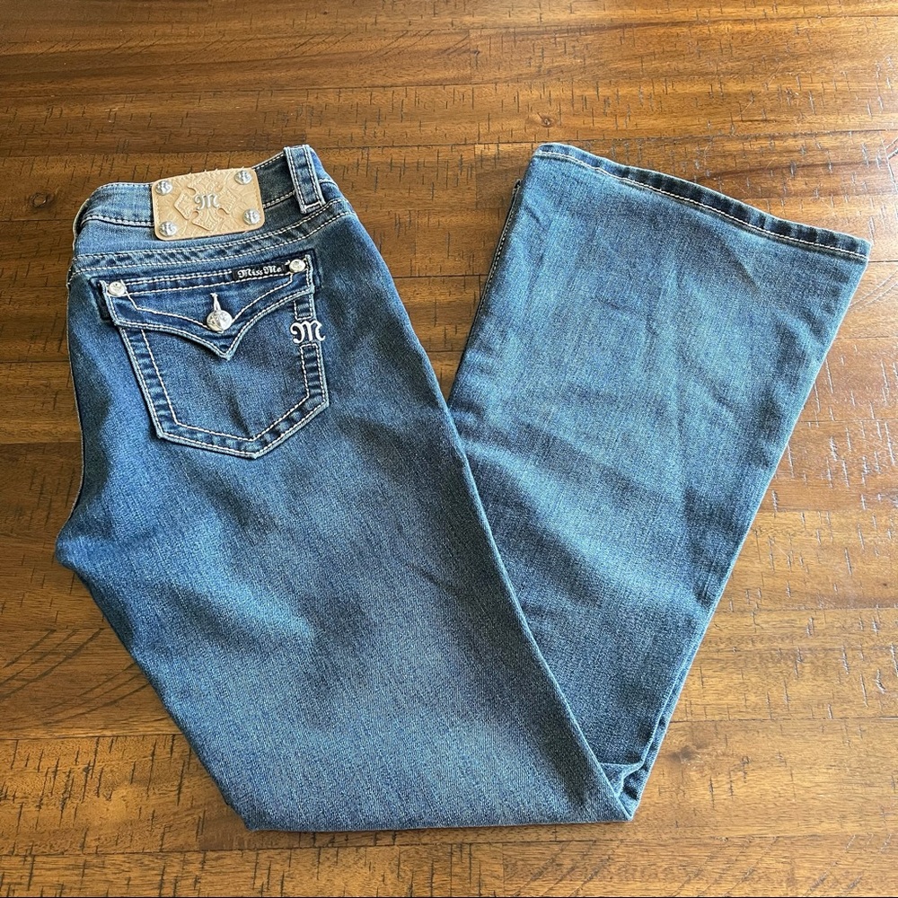 Miss Me signature flare jeans like new